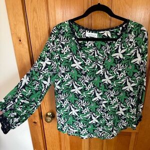 Velvet Sterling Floral Blouse